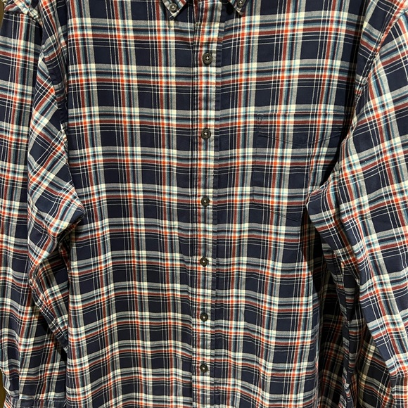 Lands End Men’s Button Down Flannel XL - Picture 7 of 9